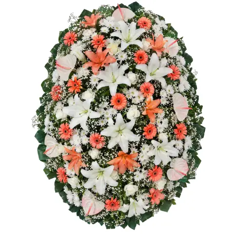 Coroa de Flores Exclusive 03 GO exclusive para entrega em Goiânia - Floricultura online