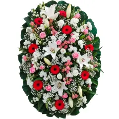 Coroa de Flores Luxo 03 DF luxo para entrega em Brasília - Floricultura online