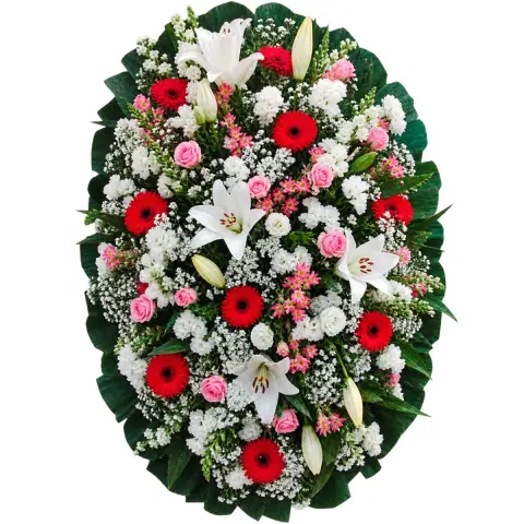 Coroa de Flores Luxo 03 BA luxo para entrega em Salvador - Floricultura online