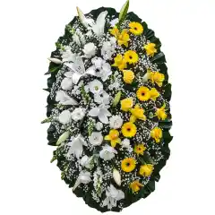 Coroa de Flores Luxo 04 DF luxo para entrega em Brasília - Floricultura online