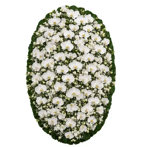 Coroa de Flores Luxo 05 GO luxo para entrega em Goiânia - Floricultura online