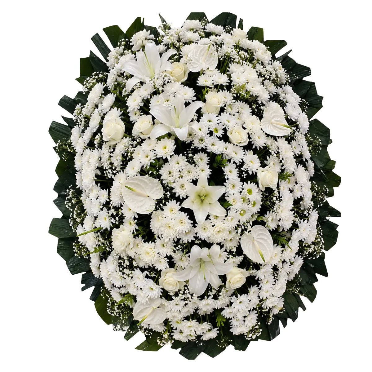 Coroa de Flores Exclusive 01 GO exclusive para entrega em Goiânia - Floricultura online