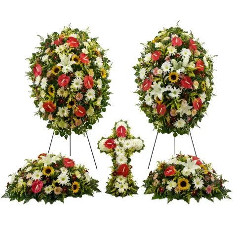 Coroa de flores Memories 04 BA memories para entrega em Salvador - Floricultura online
