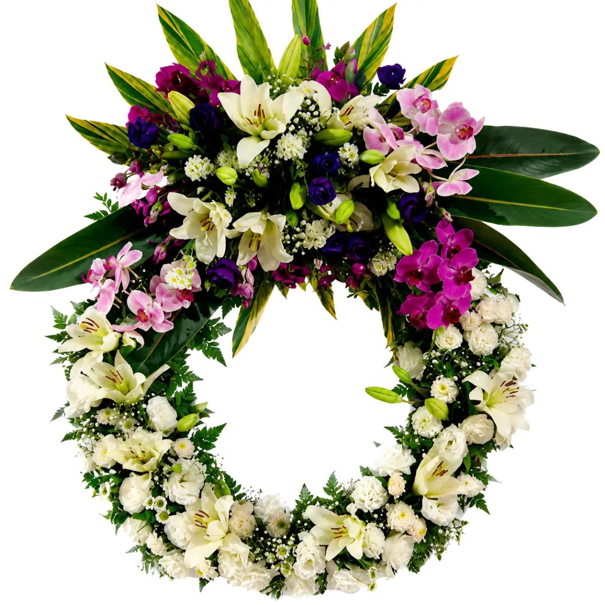 Coroa de Flores Guirlanda 03 GO guirlanda para entrega em Goiânia - Floricultura online